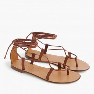 J. Crew Women's Brown/Tan Gladiator/Lace-up Sandals, Size 5